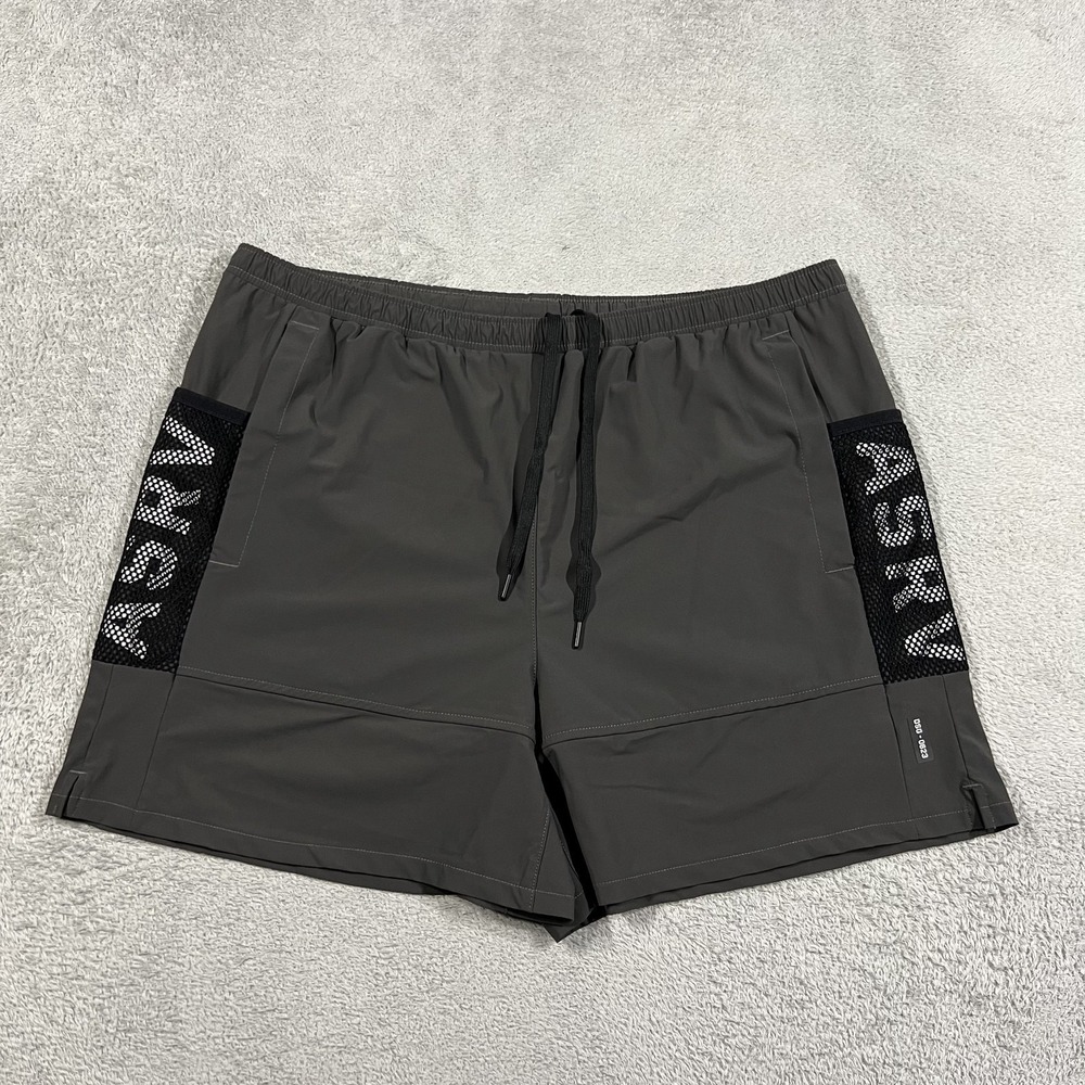 ASRV Shorts Mens XL Tetra Lite Adventure Gray Athletic Performance Training Gym